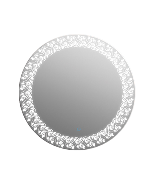 Lighting: Warm Light, White Light, Color Light,special-shaped mirror,waterproof High-quality Intelligent Touch Sensor Color-changing LED Lights Smart Bathroom Mirror JH-D930