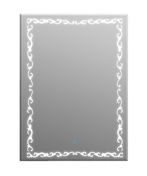 5mm high-definition copper-free silver mirror 4mm high-definition copper-free silver mirror,waterproof High-quality Intelligent Touch Sensor Color-changing LED Lights Smart Bathroom Mirror JH-D923