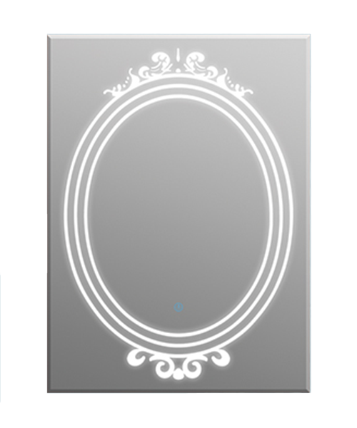 Temperature: 25°c,beauty mirror,waterproof High-quality Intelligent Touch Sensor Color-changing LED Lights Smart Bathroom Mirror JH-D929