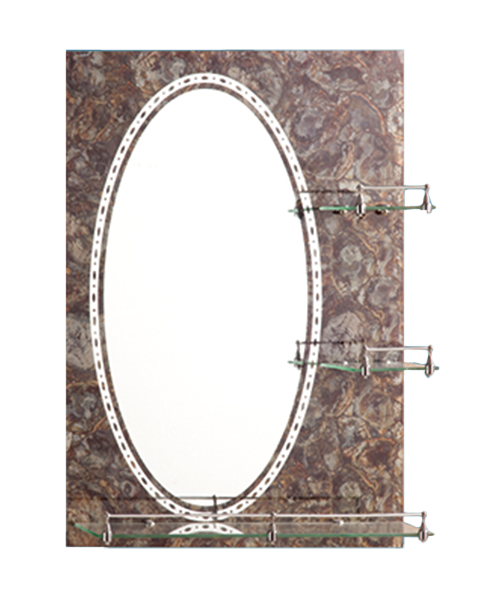 Sandblasted mirror, HD copper-free silver mirror or aluminum mirror,4MM, 5MM,Hot Sale Modern Style Bathroom Luxury Shower Room Simple Mirror Traditional Mirror With Shelf JH-2015-1A