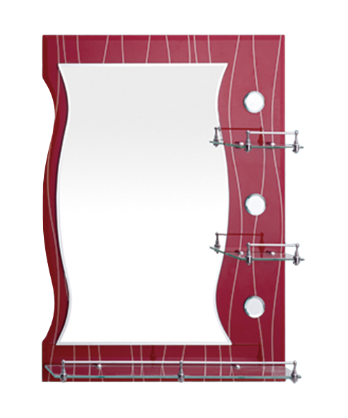 Lace mirror,showrooms, bathrooms, toilets, desks, dressers, all available in hotels,4MM, 5MM,Hot Sale Modern Style Bathroom Luxury Shower Room Simple Mirror Traditional Mirror With Shelf JH-78016