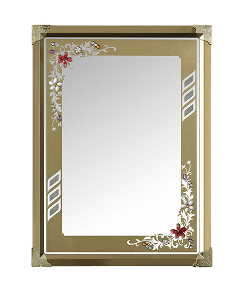 Single-sided mirror,vanity Bathroom Mirror Dressing Mirror Framed Wall Mirror JH-8904G