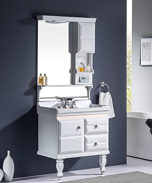 High cost performance, hot Sale Modern Style Bathroom Luxury Shower Room Cabinet With Mirror Cabinet JH-P01538A.Cabinet color can be customized according to drawings