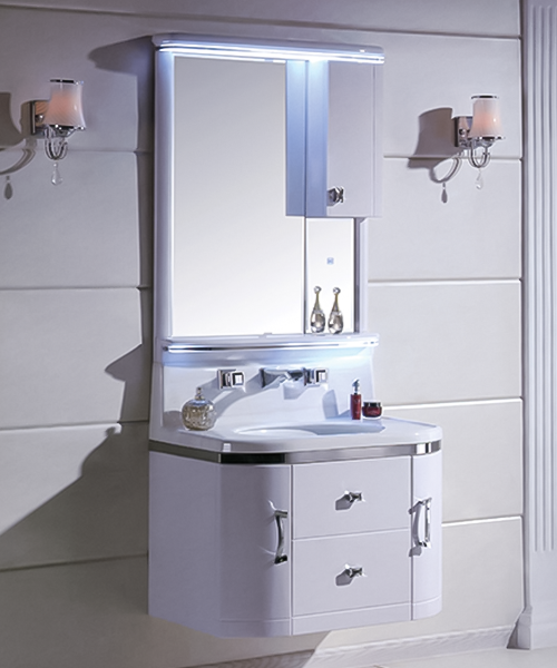 Easy to install, gorgeous,hot Sale Modern Style Bathroom Luxury Shower Room Cabinet With Mirror Cabinet JH-P01552