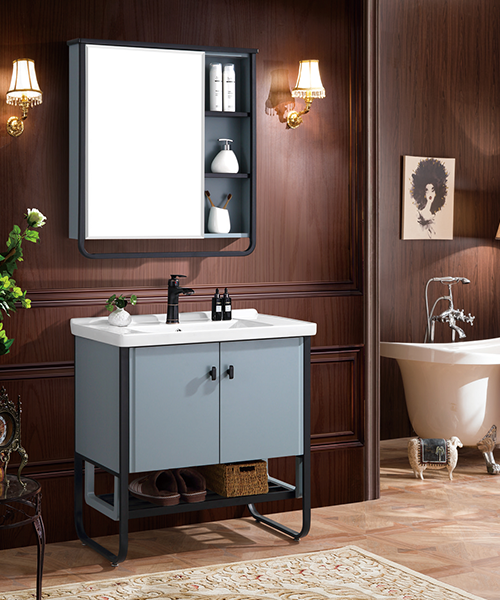 Exquisite workmanship,hot Sale Modern Style Bathroom Luxury Shower Room Cabinet With Mirror Cabinet JH-P1908-2