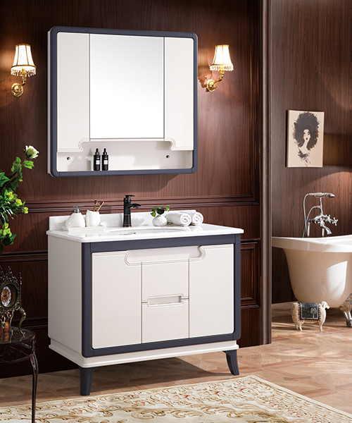 Bathroom cabinet,warm,hot Sale Modern Style Bathroom Luxury Shower Room Cabinet With Mirror Cabinet JH-P1917